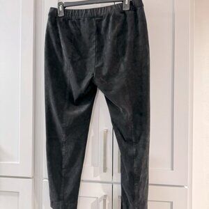 Talbots Faux Suede Black Leggings size 12P